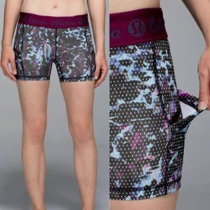 Lululemon Flower Dot Print Shorts